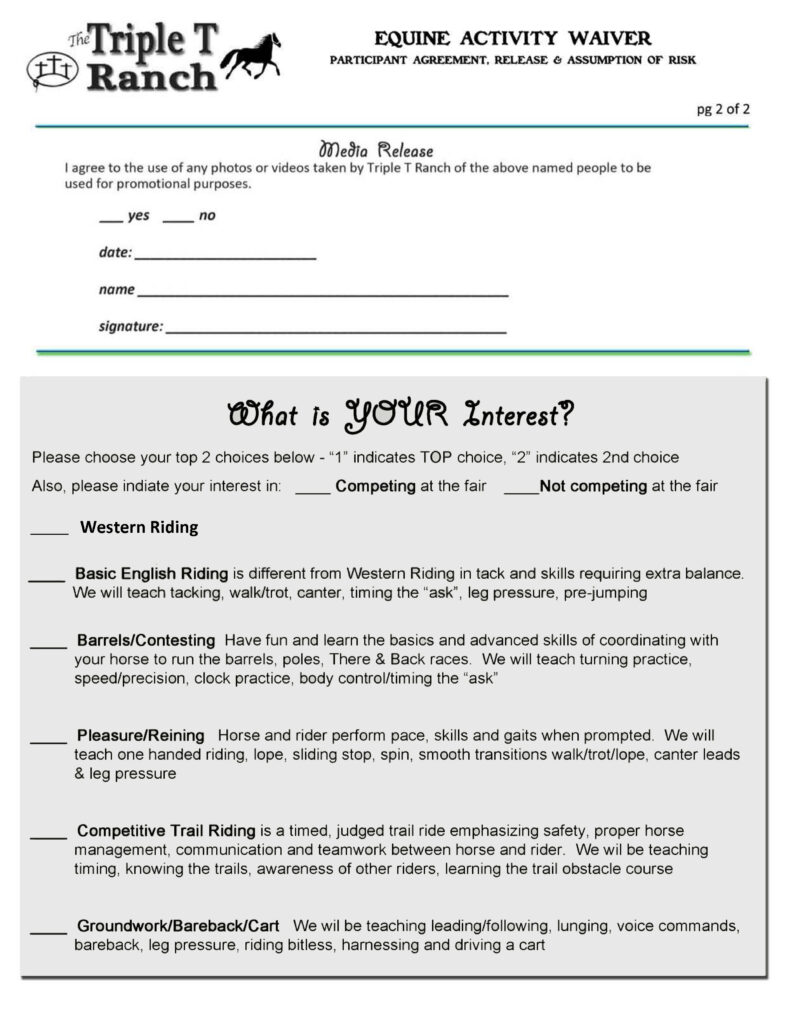 Media release & lesson interest